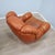 Brown Large Italian Organic Leather Clamshell Lounge Chairs, 1970s, Set of 2 For Sale - Image 8 of 15