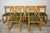 Wood and Fabric Dining Chairs, 1960s, Set of 6 For Sale - Image 12 of 12