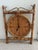 Vintage Tortoise Rattan Bamboo Wall Clock For Sale In Miami - Image 6 of 6