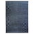 Modern Indian Dhurrie Blue, White Handmade Cotton Rug by Doris Leslie Blau For Sale