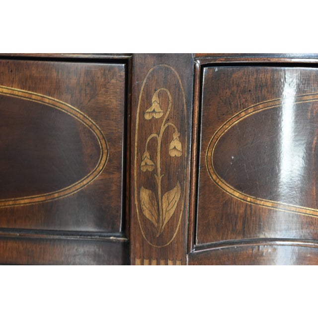 Drexel Heritage Heirloom Collection Inlaid Mahogany Sideboard For Sale In Portland, OR - Image 6 of 10