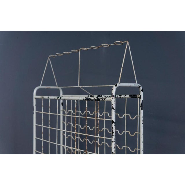 Mid-Century Steel Wine Rack For Sale - Image 6 of 13