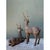 Vintage Carved Wood Deer Sculptures - Pair For Sale - Image 10 of 12