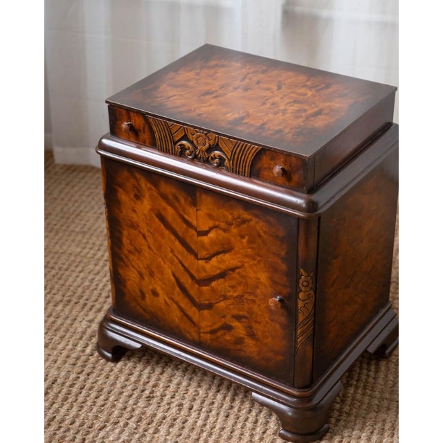 Art Deco Wood Nightstand For Sale - Image 12 of 12