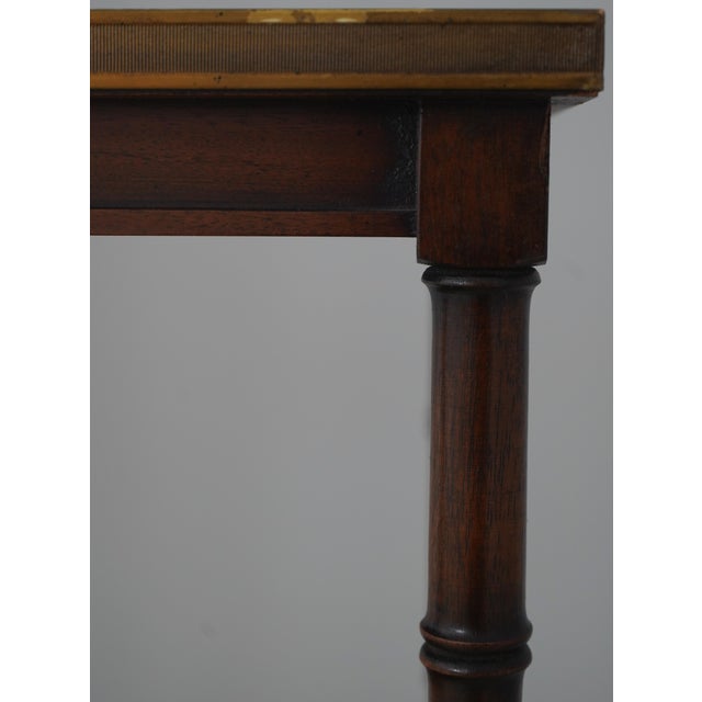 Regency Style 4 Tier Mahogany Bamboo Form Etagere For Sale In Philadelphia - Image 6 of 12