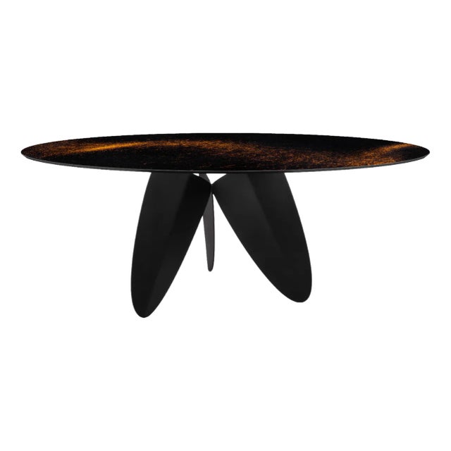 Large Almond Flake Panca Dining Table from Nuoovo For Sale