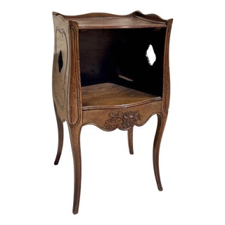 Louis XV Walnut Bedside Table For Sale
