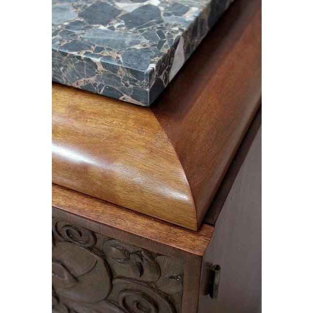 Brown Art Deco Mahogany Sideboard, 1920s For Sale - Image 8 of 18