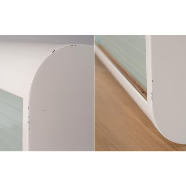 1950s MCM Morton Kelvinator White Metal Kitchen Wall Cabinets - Set of 2 For Sale - Image 17 of 17