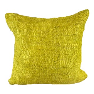 20 x 20 Hemp Pillow Turkish Cushion Natural Green Pillow Cushion Cover For Sale