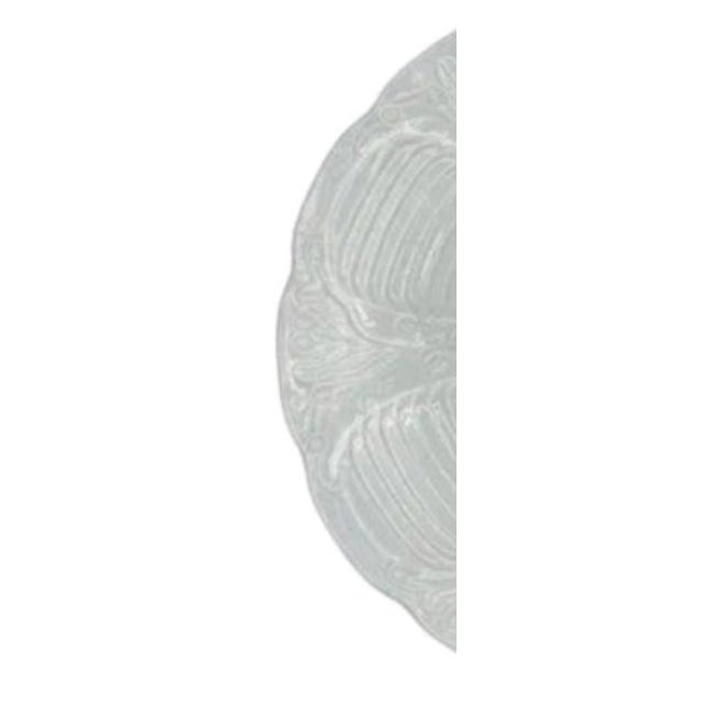 French Porcelain Vintage Oyster Plate For Sale - Image 4 of 4