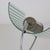 Glass Floor Lamp with Marble Base and Curved Glass Shade, 1990s For Sale - Image 7 of 12