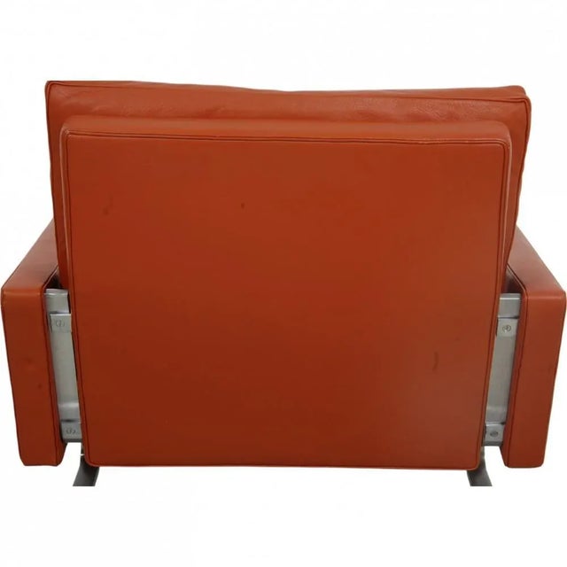 PK-31/1 Lounge Chair in Terracotta Leather by Poul Kjærholm, 1980s For Sale - Image 10 of 18