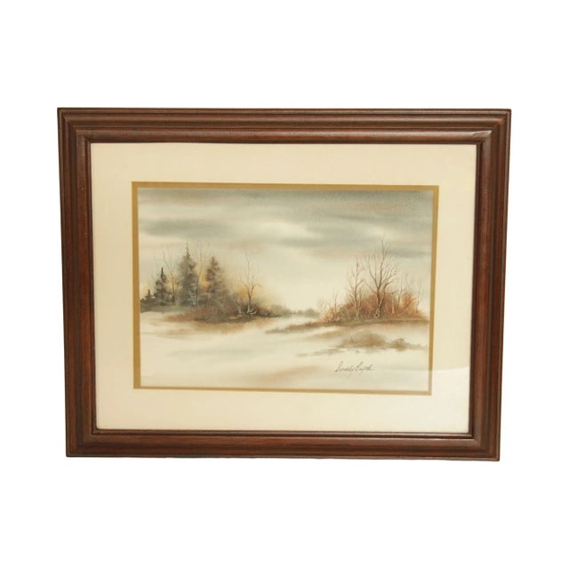 Vintage 20th C. Watercolor Landscape by Dorothy Brych For Sale - Image 13 of 13