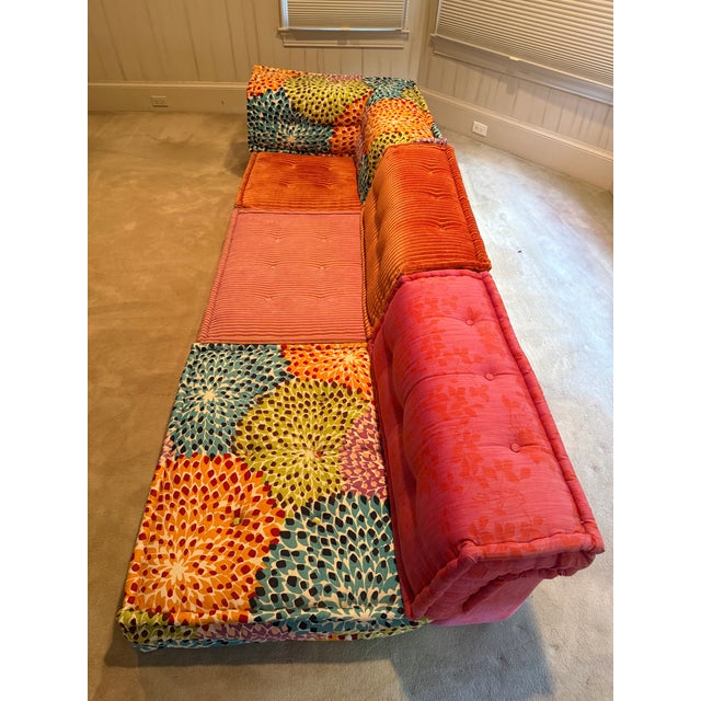 This is a beautiful Roche Bobois Mah Jong sectional sofa. It has mainly been used as a display piece and has hardly ever...