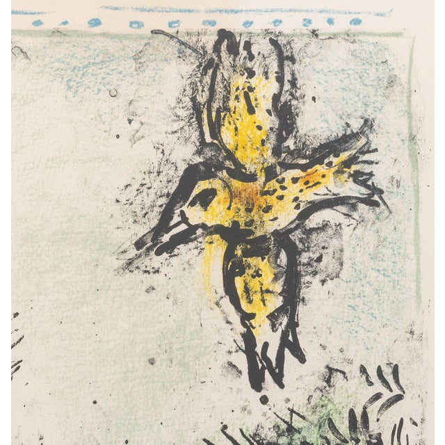 Printmaking Materials Marc Chagall "Un Jardin Perdu" Lithograph, 1969 For Sale - Image 7 of 10