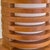 Wood French Stacked Wood Table Lamp, 1970s For Sale - Image 7 of 11