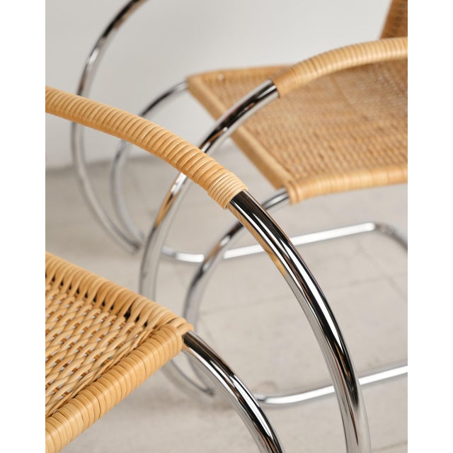 MR 20 Chairs in Turbular Steel by Mies Van Der Rohe for Thonet, Set of 4 For Sale - Image 16 of 18