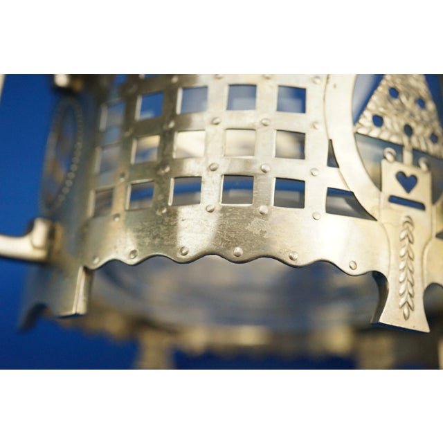 20th-Century Art Deco Crystal Vase with Silver-Plated Metal Stand attributed to Josef Franz Maria Hoffmann for the Wiener Werkstätte, Austria, 1920s For Sale - Image 15 of 18