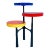 Late 20th Century Vintage Pop Art Tiered Side Table For Sale
