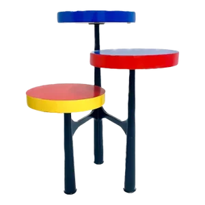Late 20th Century Vintage Pop Art Tiered Side Table