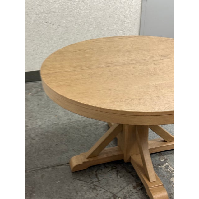 Pottery Barn Benchwright Extension Dining Table, 48 Inch For Sale In San Francisco - Image 6 of 12