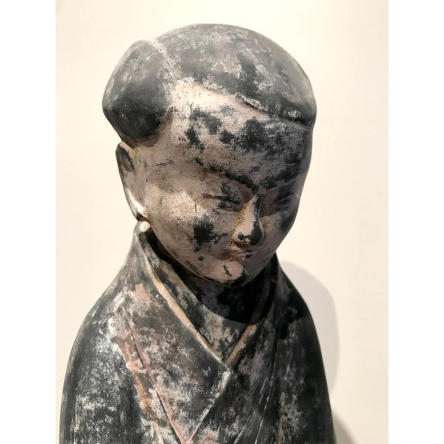 Tomb Lady in Waiting Figurine Han Dynasty For Sale In Atlanta - Image 6 of 13
