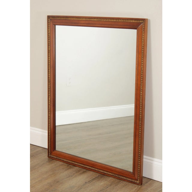 Traditional Kindel Belvedere Parcel Gilt Cherry Rectangular Wall Mirror For Sale - Image 3 of 12