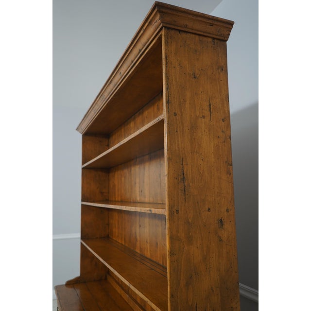 Guy Chaddock Distressed Finish Step Back Hutch For Sale - Image 9 of 18