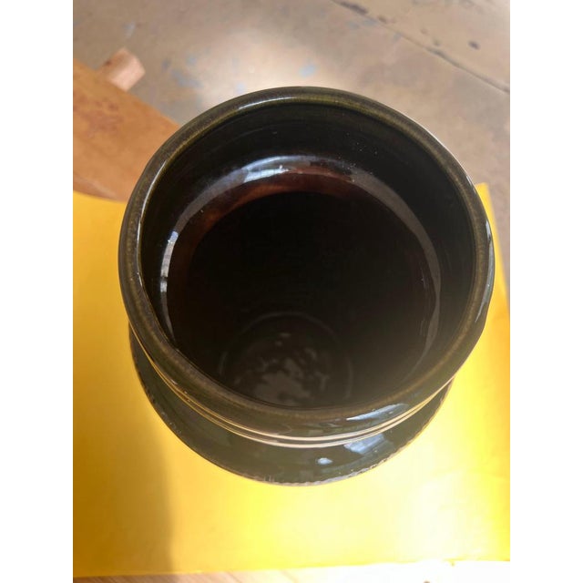 Green and Yellow Model 289-47 Floor Vase from Scheurich For Sale - Image 6 of 9