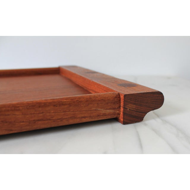 Vintage Teakwood Tray B&m Thailand For Sale In Milwaukee - Image 6 of 9