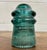 This is a gorgeous aqua vintage glass Hemingray No 9 insulator. Made in U.S.A. Several insulators in stock of different...