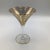 8 Gold Striped Hand Crafted Martini Glasses-Set of 8 For Sale - Image 4 of 12