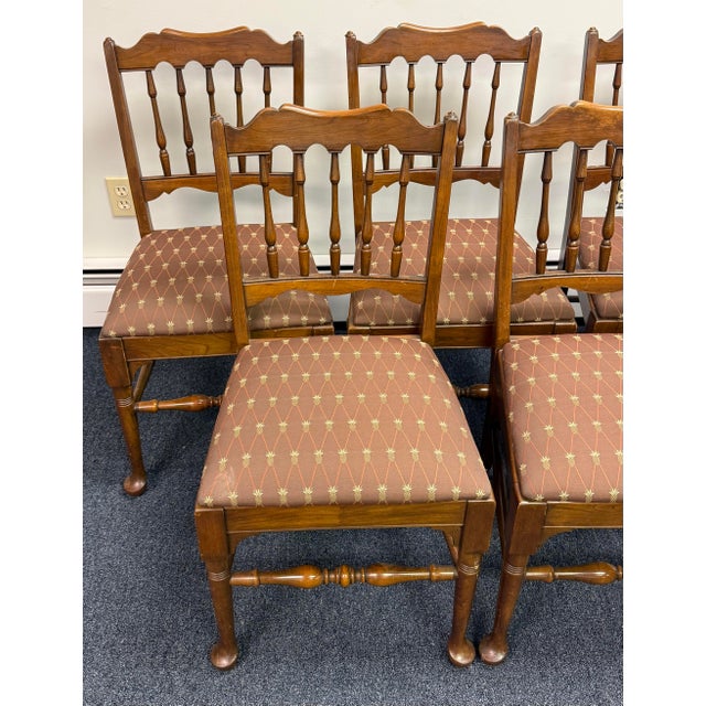 Pennsylvania House Late 20th Century Pennsylvania House Solid Cherry Dining Chairs - Set of 5 For Sale - Image 4 of 12
