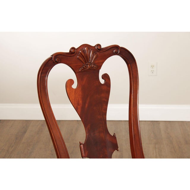 Hickory Furniture Hickory Chair Georgian Style Set of Six Mahogany Dining Chairs For Sale - Image 4 of 12