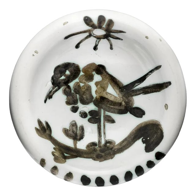 Pablo Picasso, Bird in the Sun, 1952, Earthenware Bowl For Sale