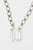 This stunning vintage Art Deco Chanel style long necklace of faceted clear crystal links can be doubled up as shown in the...