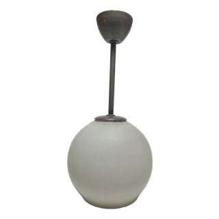 Art Deco Pendant Lamp, Poland, 1950s For Sale