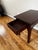 1980s Solid Cherry Wood Side Table For Sale - Image 4 of 8