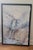 This is an East Asian-style landscape oil painting (shanshui-inspired decor art) featuring a cascading waterfall, misty...