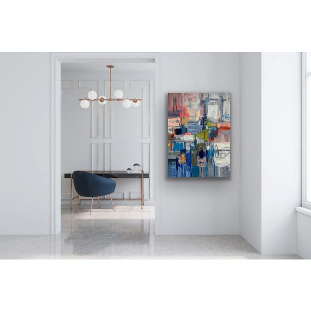Contemporary Abstract Original Oil Painting For Sale In Atlanta - Image 6 of 12