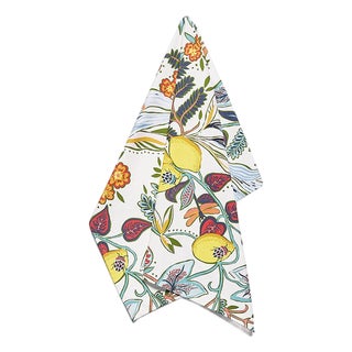 Botanical in Cotton Dishtowel For Sale