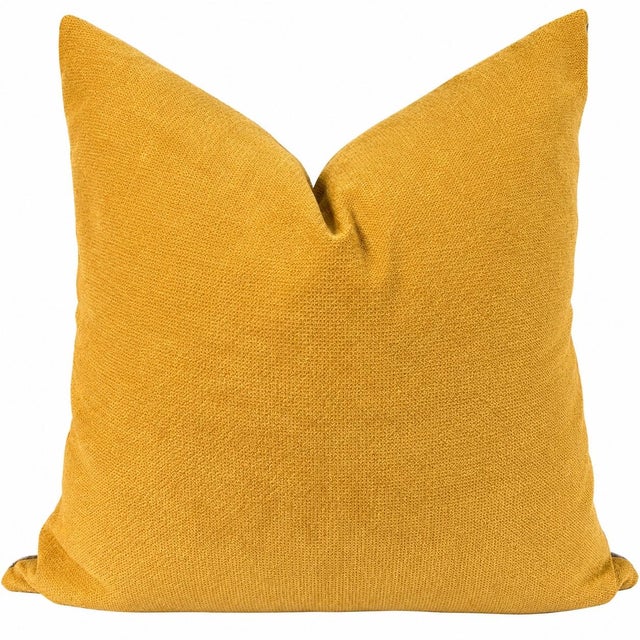 Pair of Animique Gold Slate Decorative Pillows For Sale - Image 4 of 5