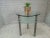 1980s Vintage Glass and Chrome Side Table, 1980s For Sale - Image 5 of 13