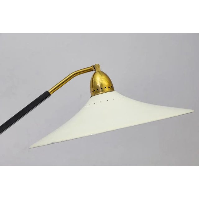 Metal Brass Floor Lamp, Italy, 1950s For Sale - Image 7 of 11