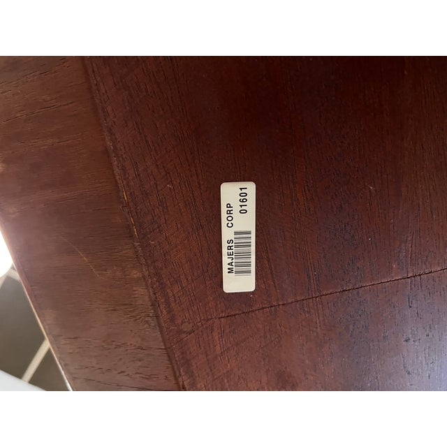 Vintage Knoll International Oval Rosewood Dining Table With Chrome Pedestal For Sale - Image 13 of 14