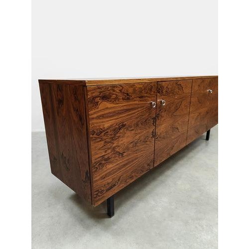 Brown Vintage Wooden Credenza, 1970s For Sale - Image 8 of 8