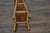 English Rustic 1920s English Walnut Faux Bamboo Stand with Rattan Top and Two Shelves For Sale - Image 3 of 12