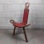 Spanish Brutalist Chair in Wood & Red Leather, 1960s, Set of 2 For Sale - Image 12 of 18