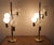Vintage Pair of Waterfall Robert Sonneman Style Table Lamp Space Age Mid Century Modern Atomic Retro Hollywood Regency 70's 80's For Sale - Image 6 of 15